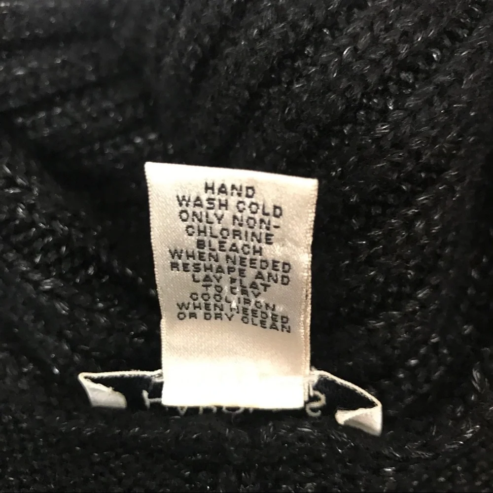 Harold’s Cropped Open Shrug Sweater, Black, S